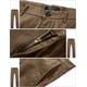 thumbnail image 4 of Pantalones a juego para hombre, ajustados, elásticos, casuales, 8103, color caqui, 4 of 5