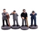 thumbnail image 2 of Juego de 4 figuras de personas realistas, figura de juego de rol de decoración de personas en miniatura de simulación, 2 of 7