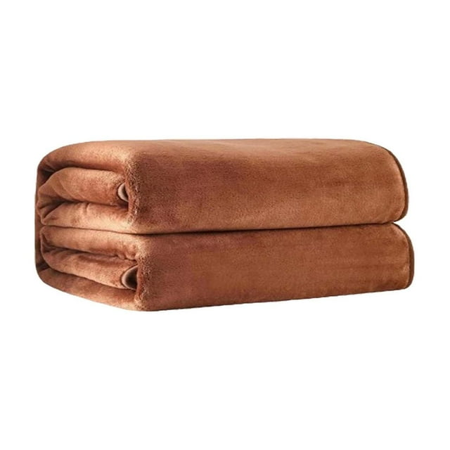 Birdeem Couverture en Molleton Super Douce et Chaude Unie 100X150Cm Jeté Tapis Canapé Literie