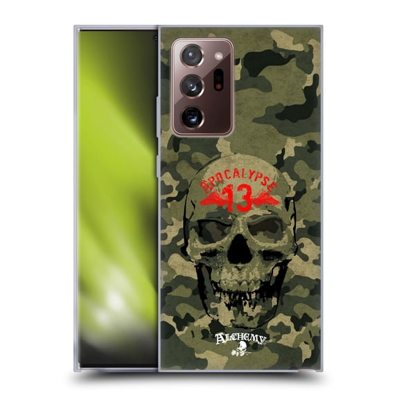 Head Case Designs Officially Licensed Alchemy Gothic Skull Camo Skull Soft Gel Case Compatible with Samsung Galaxy Note20 Ultra / 5G