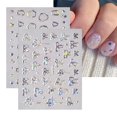 thumbnail image 3 of Stickers para uñas HPYFOI, 30 hojas, arte de uñas holográfico, 3 of 7