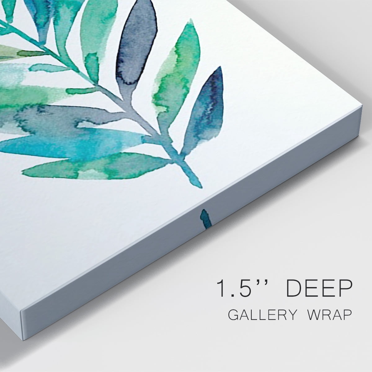 Palm Frond Flow II Premium Gallery Wrapped Canvas - Ready to Hang