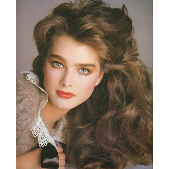 Brooke Shields - lace collar Photo Print (8 x 10)