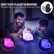 thumbnail image 3 of Luces nocturnas LED para niños Yuede, luz nocturna de silicona recargable por USB con adorables animales, 9 colores cambiantes, sensor táctil y tren con control remoto., 3 of 5