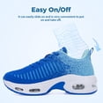 thumbnail image 4 of JOYFON Women Running Shoes Tennis Athletic Sneakers Cushioned Non Slip Lightweight Walking Shoes Blue Size 10, 4 of 6