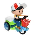 thumbnail image 2 of In Situ Rotation Electric Three-wheeled Bicycle Music Light Toy Children Gift, 2 of 3