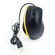 neon Optical Mouse USB2.0 Dual-Button with Scroll-Wheel Black/Yellow
