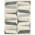 thumbnail image 1 of Unique Loom Hygge Shag Geometric Plush & Cozy Rug 8' x 10' Rectangle Gray/Ivory, 1 of 2