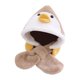 thumbnail image 1 of Gorro de Animales de Peluche y Bufanda con Capucha para Niños Caqui, 1 of 8