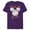 Purple, variant on Disney Mickey Mouse Baseball Team 28 Sports Distressed - Short Sleeve Blended T-Shirt for Adults - Customized-Yellow