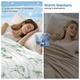 thumbnail image 2 of Green Horse Cooling Blanket, Lightweight Breathable Summer Throw Blanket with Double Sided Cold Effect, Watercolor Vintage Animals Picnic Beach Blankets Bed Sheet for Hot Sleepers 40"x60", 2 of 8