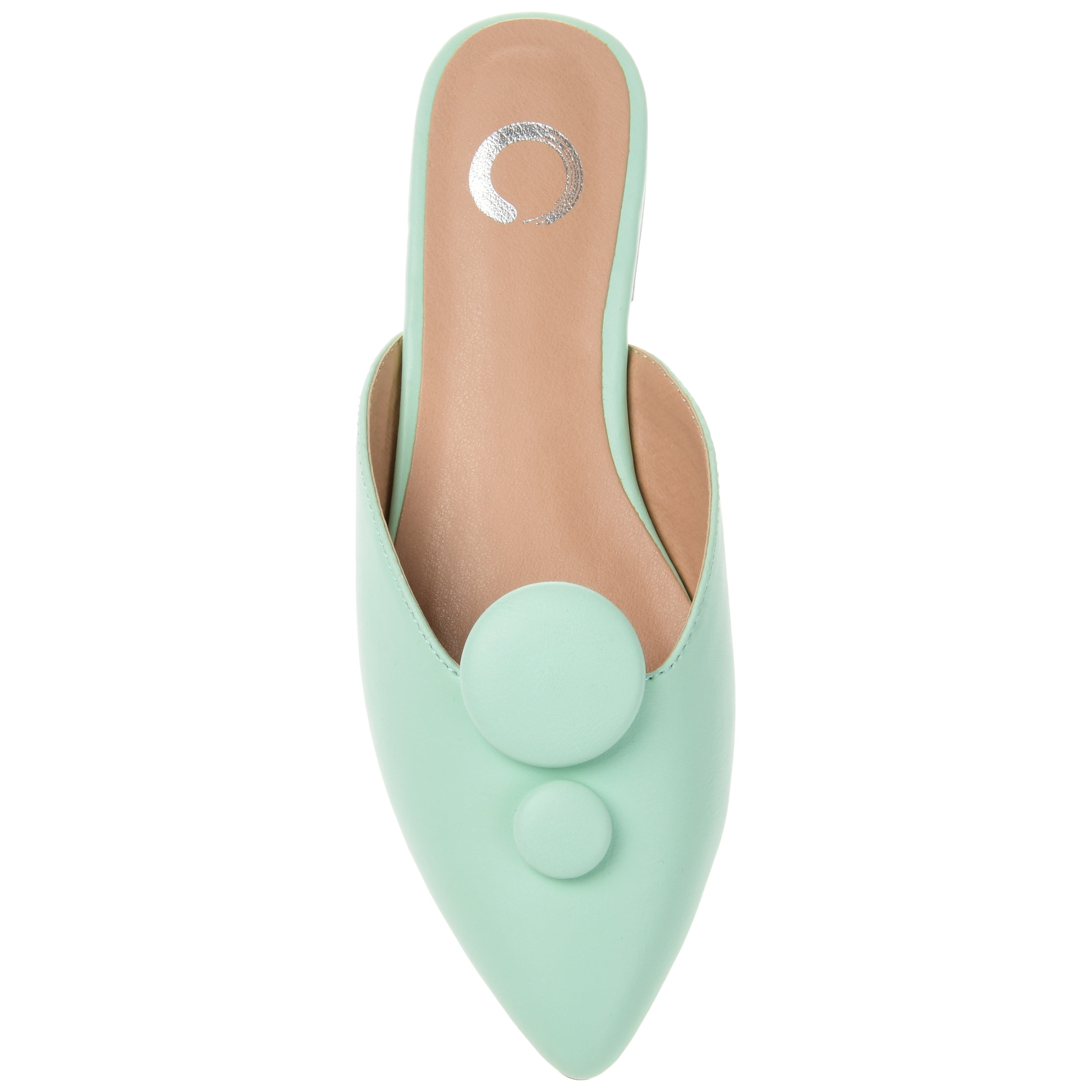 Journee Womens Mallorie Slip On Pointed Toe Mules Flats