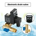 thumbnail image 4 of AC 220V 1/2" Automatic Electronic Timed Air Compressor Auto Drain Valve, 4 of 12