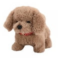 thumbnail image 2 of Plush Toy Puppy Electronic Interactive Pet Dog - Walking, Barking, Tail Wagging, Stretching Companion Animal for Kids, 2 of 5