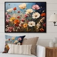 thumbnail image 1 of Designart Seasonal Flowers framed wall Art, modern Seasonal Flowers Watercolor I , Seasonal Flowers Large framed wall art decor, Multi-Color Traditional black framed wall art, black frame, 1 of 5