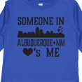 thumbnail image 4 of Inktastic Albuquerque New Mexico Someone Loves Me Skyline Boys or Girls Long Sleeve Toddler T-Shirt, 4 of 5