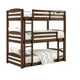 thumbnail image 2 of Litera Moora REMATESMXMUEBLES Litera Triple de Madera de Pino Color Nogal, 2 of 3
