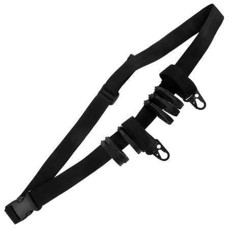 Outdoor Camping Tree Equipment Straps and Buckles Stand Plastic Hunting Use Webbing Hook (black) 1 Set