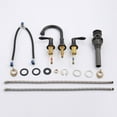 thumbnail image 6 of Hassch 3 Hole Bathroom Faucet, 2 Handle Bathroom Sink Faucet Modern Vanity Faucet with Supply Hoses, Pop Up Drain for Bathroom Sink, Oil-Rubbed Bronze Finished, 6 of 9