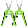 Happy Hydro Trimming Scissors with Straight Tip Stainless Steel Blades - 2 Pack