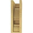 thumbnail image 4 of 5"W x 10"D x 15"H Classic Diane Rough Cedar Woodgrain TimberThane Corbel, Primed Tan, 4 of 6
