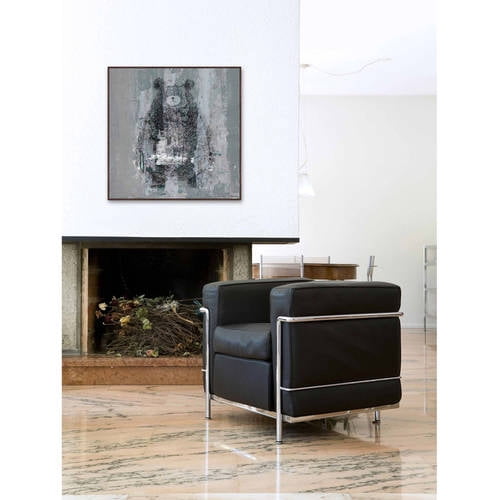 "Bear Confusion" Floater Framed Painting Print on Canvas