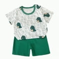 thumbnail image 1 of UAYOTSE Boys Comfortable Short Sleeved Two Pieces Set with Cute Cartoon Print,Sizes 3-4 Years, 1 of 4