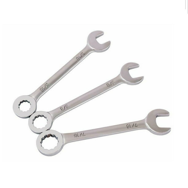 10Pcs Combination Spanner Set Small Wrench Metric Sae Imperial