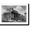 thumbnail image 2 of Historic Framed Print, Veduta del Tempio di Antonino e Faustina in Campo Vaccino, 17-7/8" x 21-7/8", 2 of 9