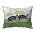 thumbnail image 1 of Betsy Drake SN045 11 x 14 in. Two Turtles Small Indoor & Outdoor Pillow, 1 of 4