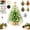 Christian, variant on DIY Beaded Christmas Tree Kit 3D Crystal Bead Pearl Holiday Craft, Christmas Autumn Winter & Halloween Themes Handmade Kits, Warm Glow Tabletop Decor Set, Creative Sparkling Xmas Decoration