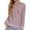 Pink, variant on Razzly Women's Casual Knit Pullover Sweater Basic Long Sleeve Tops Comfortable Loose Fit Stylish Fashion Clothes for Winter and Fall(Red,M)