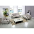 thumbnail image 2 of American Eagle Furniture Top Grain Leather Loveseat in Gray, 2 of 5