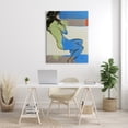 thumbnail image 2 of Stupell Industries Abstract Woman Laying over Geometric Shape Collage Abstract Painting Gallery Wrapped Canvas Print Wall Art, 36 x 48, 2 of 6