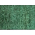 thumbnail image 1 of Ahgly Company Machine Washable Indoor Rectangle Abstract Turquoise Blue Modern Area Rugs, 2' x 5', 1 of 4