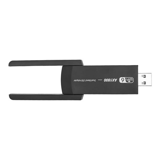 Ax1800m USB Wifi6 Carte réseau sans fil Wifi 6 Adaptateur USB Usb3.0 Double  bande 2,4 GHz / 5 GHz Haute vitesse
