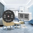 thumbnail image 2 of Reloj de Gimnasio Pared Barbell Relojería Auto Flip Números Diseño Sencillo Adecuado para Gimnasio Oficina Hogar Dormitorio Cocina 17.7cmx10c, 2 of 8