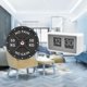 thumbnail image 2 of Reloj de Gimnasio Pared Moderno Barbell Entrenamiento Gran Pantalla Auto Flip Mecanismo Silencioso Apto para Gimnasio Oficina Hogar Dormitorio Cocina, 2 of 8