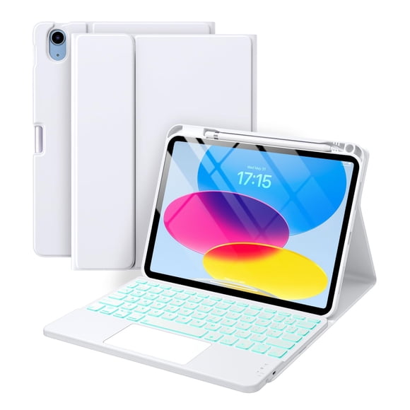 Funda de teclado compatible con Harvopu para iPad de 11ª y 10ª generación