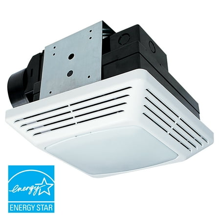 

Air King by Lasko WML50 ENERGY STAR® Certified Ceiling Mounted 50 CFM Snap-In Exhaust Fan with Light