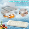 thumbnail image 2 of Tray Tray With Lid Silicone Ice Ice Maker Silicone Ice Kitchen，Dining & Bar, 2 of 9