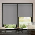 thumbnail image 3 of Blackout Cordless Blinds with Valance by AOSKY for Home & Office, Free-Stop, Thermal Insulated, UV Protection, Multiple Colors Available.36" W x 72" H, Grey, 3 of 5