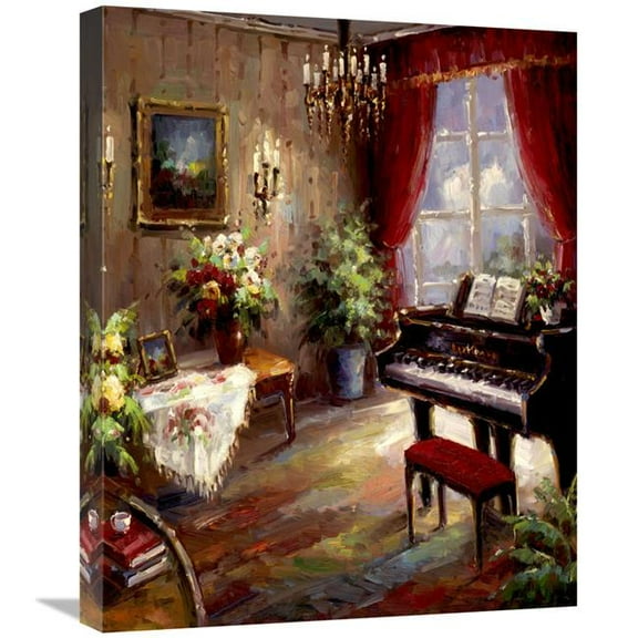 Global Gallery GCS-132564-2024-142 20 x 24 in. Music Parlor Art Print - Foxwell