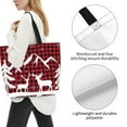 thumbnail image 3 of Kdxio Christmas Buffalo Plaid Casual Tote Bags Women Big Capacity Shoulder Bag for Women Travel Shoulder Bags Handbags, 3 of 8