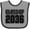 Heather and Black, variant on Inktastic Class of 2036 in Black Outlined Text Boys or Girls Baby Bib