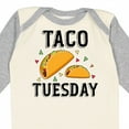 thumbnail image 4 of Inktastic Taco Tuesday Boys or Girls Long Sleeve Baby Bodysuit, 4 of 5