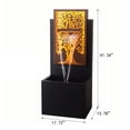 thumbnail image 2 of Serenity Grove - Outdoor Metal Square Tree Hollow Fountain, 2 of 5