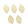 thumbnail image 3 of Offray Accessories, Gold Metal Leaves are the perfect accessory add to any DIY project, 5 count, 1 Package, 3 of 6