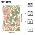 thumbnail image 3 of Haosy Pink Peony Flowers Green Leaves Notebooks 1-subject Journal 60 Sheets A5 College Ruled Paper Detachable Ring 8.3"x5.7", 3 of 8