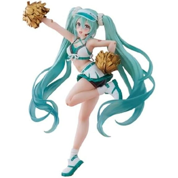 Miku Fashion Figure Uniform Miku Statuette PVC Statue Fashion Uniform Ver. 18 cm, Black Gifts for Birthdays Halloween Christmas